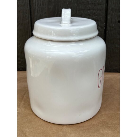 Rae Dunn Gingerbread Cookie Jar Ceramic Canister Fitted Lid Christmas Holiday - Picture 5 of 14